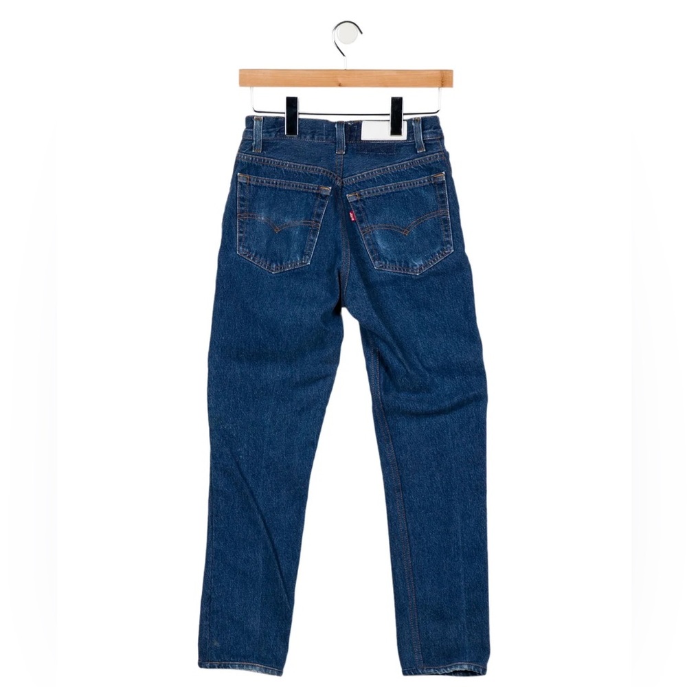 Re/Done x Levi’s High Rise Ankle Crop in dark indigo, size 25
